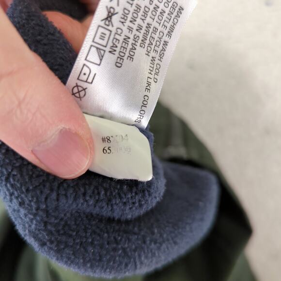 Orvis Harrington Bomber Dark Green Fleece Lined Flight Jacket Men's Size Large - Picture 11 of 11